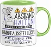 Hundeausstellerin Tasse Geschenk Lustig Abstand Halten Produktbild-Vorschau 1