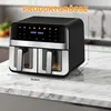 Doppelkammer-Heißluftfritteuse 2x5L, Airfryer 10L, Produktbild-Vorschau 10