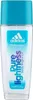 A clear, front-facing studio shot of an Adidas Pure Lightness body fragrance spray for women. Podgląd zdjęcia produktu