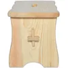 Creative Deco Holz Hocker | 38 x 19 x 21 cm | Tritthocker Produktbild-Vorschau 3