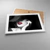 Gerahmtes Poster - Weißer Rahmen - Frau Gesicht Lippen - Produktbild-Vorschau 3