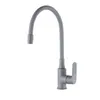 A single gray kitchen faucet with a flexible spout is shown against a white background. Podgląd zdjęcia produktu