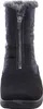 A close-up front view of a black winter boot with a zipper and fur trim. Náhľad obrázku produktu