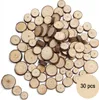 Holzscheiben klein Baumscheiben 30 Stück 2-4,5 cm Deko Hochzeit Basteln Hochzeit Tischdeko DIY Basteln Weihnachten Advent Basteln mit Kindern Hochzeitsdeko Produktbild-Vorschau
