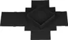 Faltschachtel 8,5 x 8,5 x 2,5 cm, Schwarz, Deckel, Produktbild-Vorschau 2