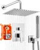 VEVOR Duscharmatur Regenduschsystem fürs Badezimmer Produktbild-Vorschau 1