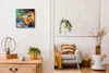 Coloray Uhr auf Leinwand 30x30 cm Wand Uhr Dekoration Produktbild-Vorschau 3