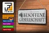 Blechschild  Stammtisch hier sitzen nur die besoffene Produktbild-Vorschau 4