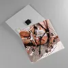 Wanduhr - Quadrat - Glasuhr - Sand Frau Schmuck - 40x40cm - Produktbild-Vorschau 2