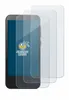 A smartphone screen protector is shown with a logo and text. Produktbild-Vorschau