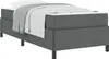 vidaXL Boxspringbett Dunkelgrau 90 x 190 cm Stoff Produktbild-Vorschau 1