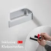 Bürstenking Toilettenpapierhalter ohne Bohren – moderner Produktbild-Vorschau 4
