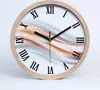 Holzuhr 25fi cm wanduhr - schwarze Spitzen - abstrakcjaale Produktbild-Vorschau 1