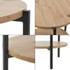 Tavolino Kuopio 50 x Ø40 cm Tavolino rotondo Tavolino da Anteprima dell’immagine prodotto 7
