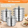 Dampfgarer Topf - 5-stöckiger Dampfkocher - 30 cm - 304 Produktbild-Vorschau 2