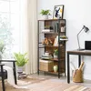 Knihovna, Kancelářský Regál, 4 Úrovně Pro Knihy, Dekorace, Náhled obrázku produktu 5
