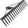Aqbau® Rechen aus Metall Gartenrechen Rechen Heurechen 16 Produktbild-Vorschau 1