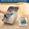Katzenklo Edelstahl mit Deckel XXL – Geschlossene Produktbild-Vorschau 4