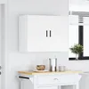 vidaXL Kuchyňská nástěnná skříňka Porto White Materiál na Náhled obrázku produktu 4
