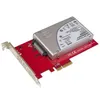 StarTech.com PEX4SFF8639, Pcie, U.2, PCIe 4.0, Červená, Náhľad obrázku produktu 5