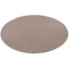 Velours Teppich Joy Taupe Rund, Größe:133 cm Rund Produktbild-Vorschau 2
