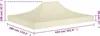 vidaXL Partyzelt-Dach 4x3 m Creme 270 g/m² Podgląd zdjęcia produktu 9