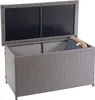 Poly-Rattan Kissenbox HWC-D88, Gartentruhe Auflagenbox Produktbild-Vorschau 1