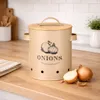 Arte Regal | Zwiebelbehälter - Zwiebeltopf - beige - Produktbild-Vorschau 2