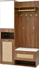 Ensemble vestiaire Fortuna Lai avec miroir - Armoire avec 6 Voir les images du produit 5