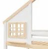 Etagenbett 90x200 & 140x200 cm Massivholz, Hausbett mit Produktbild-Vorschau 9