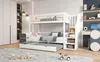 Letto a castello Sweiko con letto estraibile, lettino con Anteprima dell’immagine prodotto 9