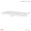 Arbeitsplatte - 210 x 60 x 2,8 cm - Beige melliert – Namu Produktbild-Vorschau 2