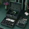 Soulima 21954, Schmuckkästchen, Organizer für Schmuck, grün Produktbild-Vorschau 3