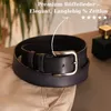 Gürtel Herren 4 cm breit aus Echtleder – Ledergürtel für Produktbild-Vorschau 3