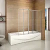 BADLAND Duschabtrennung 5-teilig Idea 120x140cm 5mm Glas Produktbild-Vorschau 1