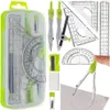 Maaleo 26170 Geometrická sada v pouzdře 10 kusů, zelená Náhled obrázku produktu 3