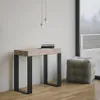 Ausziehbare Konsole 90x40/300 cm Tecno Quercia Natura Produktbild-Vorschau 8