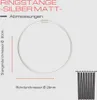 ALU RINGSTANGE Chrom Eloxiert RUND Ø 80 cm Produktbild-Vorschau 3