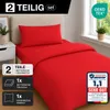 Komfortec Premium Bettwäsche 135x200 cm Bettbezug + 40x80 Produktbild-Vorschau 2