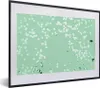 MuchoWow® MuchoWow® Gerahmtes Poster Mintgrünes Konfetti Produktbild-Vorschau 1