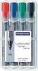 STAEDTLER Flipchartmarker Lumocolor 4St Box Voir les images du produit 2