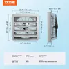 VEVOR Ventilateur d'extraction, 610 mm, 1400 tr/min, 2892 Voir les images du produit 7