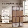 Homestyle4u Paravent Raumteiler 3 teilig Blickdicht Holz Produktbild-Vorschau 6
