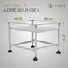 HAGO24 Waschmaschinen-Untergestell Weiß 62,5x53,5x45cm Produktbild-Vorschau 4