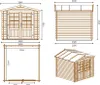 Gartenhaus, Gerätehaus 6.25m2 - 2.5x2.5m - 28mm Produktbild-Vorschau 6
