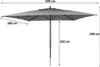 Gastronomie Holz-Sonnenschirm MCW-C57b, Gartenschirm, Produktbild-Vorschau 10
