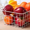 2 kusy Košík do mrazničky Kovový drátěný úložný koš Náhled obrázku produktu 3