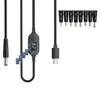 INF Verstelbare digitale spanningskabel USB-C naar DC 1m Productafbeelding-voorbeeld 2