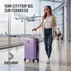 DEUBA® TRAVEL Koffer Set 3tlg 55x40x20 Sicherer Stauraum Produktbild-Vorschau 7