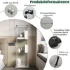 Vetrina espositiva in vetro con illuminazione a LED e ante Anteprima dell’immagine prodotto 4